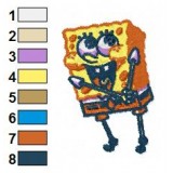 SpongeBob SquarePants Embroidery Design 5